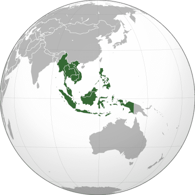 South East Asia Software Country map